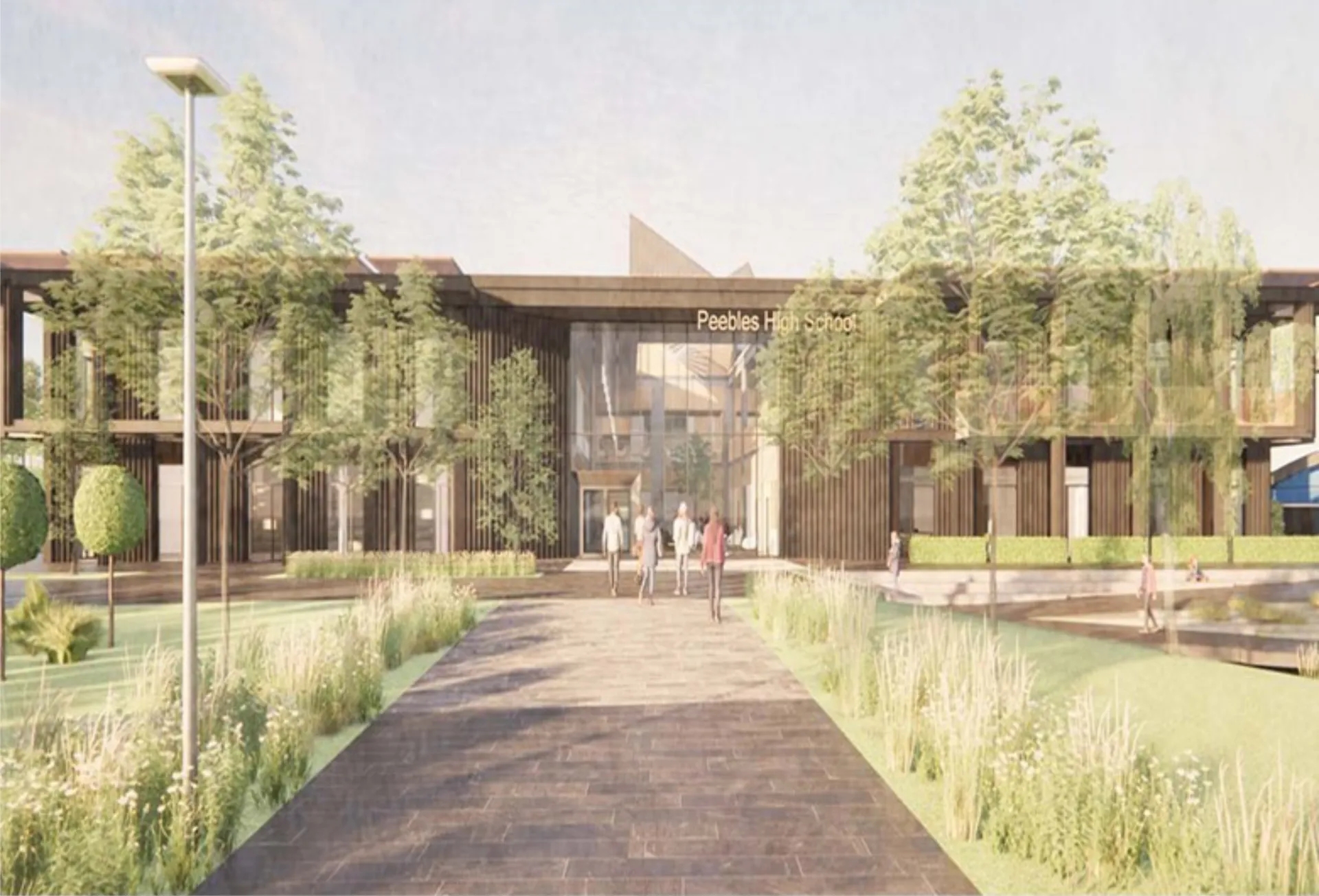 Peebles High School new school